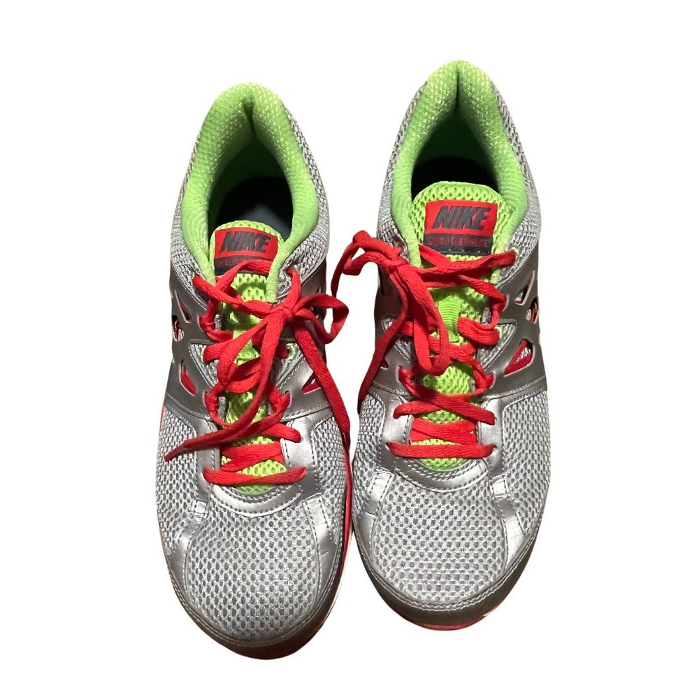 Nike Running Shoes - Women's Size 11 - Gray/Coral/Green